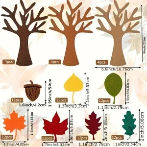 Matériel de DIY pour réaliser un arbre décoratif automnal