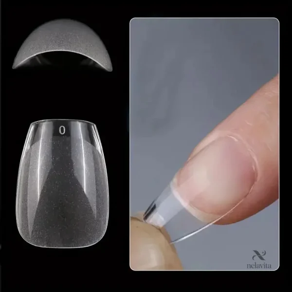 Kit de Faux Ongles Transparente avec rangement