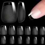Capsules Ongles Courts en Acrylique, design simple