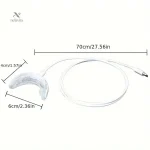 Blanchiment dentaire facile avec embout en silicone