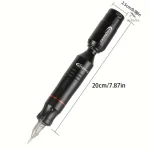Tatouage : Stylo Rotatif Rechargeable avec Aiguilles et Encres