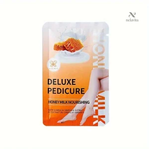 Kit Masques Pédicure Deluxe – 4 Soins Pieds Hydratants aux Extraits Naturels (Lavande, Miel, Jasmin, Agrumes)