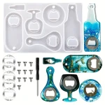Kit moule résine original pour créations d'ouvre-bouteille