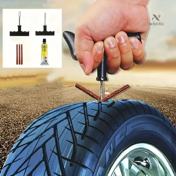 Outils de réparation rapide pour crevaison de pneus