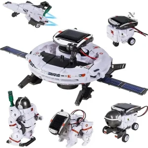 Kit Robot Solaire Multifonction 6 en 1 – Matériaux Industriels pour Assemblage et Énergie Renouvelable