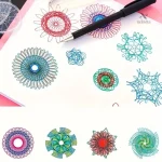 Outil de dessin pour motifs et spirales artistiques