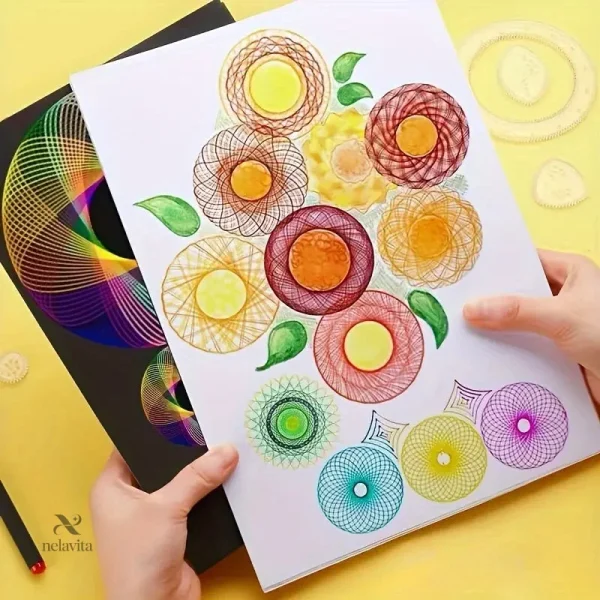 Spirographe pour créer des mandalas colorés