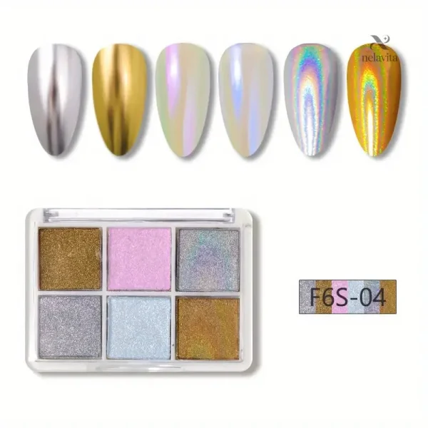Kit Vernis Pastel - Poudre Irisée avec Applicateurs Inclus
