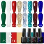 Set de vernis à ongles nude et colorés pour un style unique