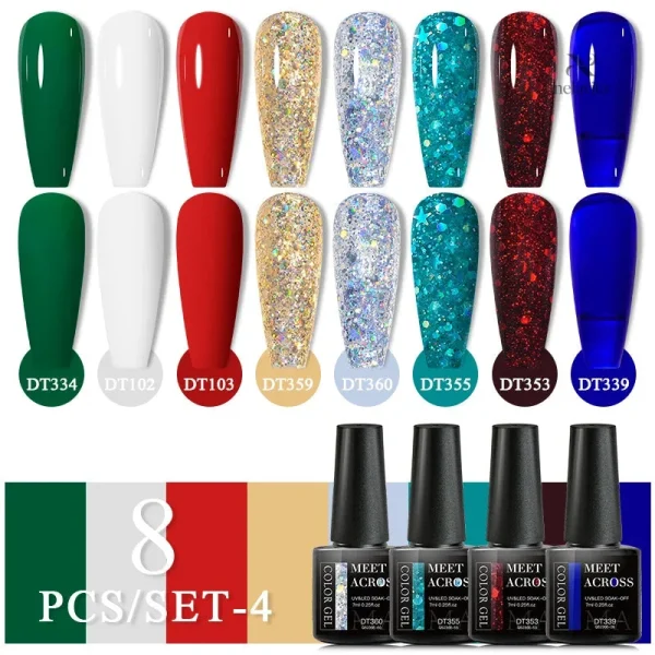 Set de vernis à ongles nude et colorés pour un style unique
