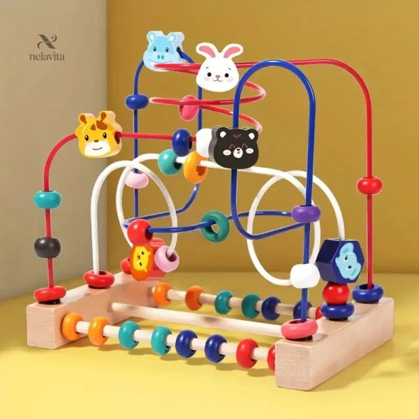 Jeu Montessori de motricité fine pour apprentissage précoce