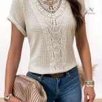 T-shirt Dentelle Femme Mode