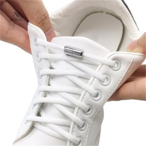 Lacets élastiques sans nœud avec embouts métalliques - Faciles à enfiler
