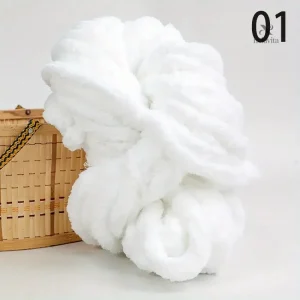 Laine Chenille Douce Jaune Moutarde – Fil Épais pour Tricot et Crochet, Couvertures & Accessoires DIY
