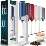 Mousseur de lait sans fil, accessoire de cuisine essentiel