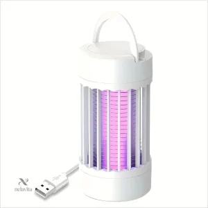Lampe Anti-Moustique USB à Ultrason – Piège Électrique Silencieux avec Lumière UV, Portable et Écologique