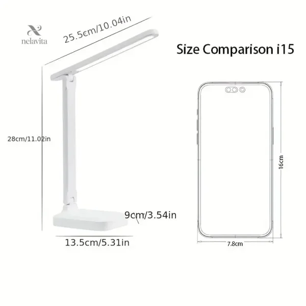 Lampe LED rechargeable, idéale pour un bureau moderne et agile