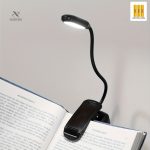 Éclairage flexible à piles pour livres