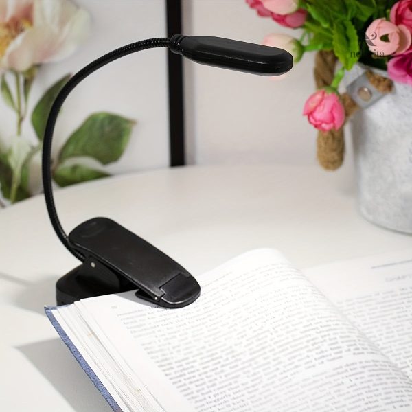 Éclairage de poche à pince pour livres