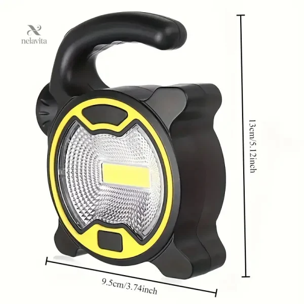 Lampe de poche à piles, idéale pour le camping et les pannes
