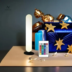 Lampe LED d’Ambiance RGB avec Télécommande – Éclairage Décoratif Multicolore pour Salon, Chambre et Fêtes