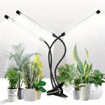 Lampe de croissance à double tête pour un éclairage optimal