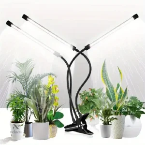 Lampe de croissance à double tête pour un éclairage optimal