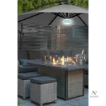 Ambiance chaleureuse pour fêtes et événements extérieurs