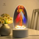 Luminaires LED avec motif Jésus Miséricordieux