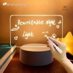 Lampe LED Tableau Effaçable USB Acrylique