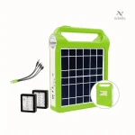 Lampe solaire portable avec panneau intégré pour camping