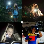 Éclairage longue portée pour camping et randonnée