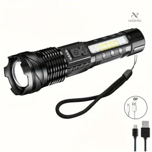 Lampe torche LED rechargeable ultra puissante pour camping