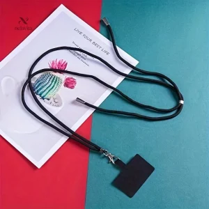 Lanière de Téléphone en Tissu Résistant – Accessoire Pratique et Stylé avec Mousqueton pour Coque