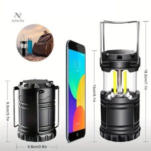 Éclairage puissant 360° pour camping et randonnées