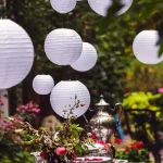 Lanternes LED suspendues pour l'extérieur