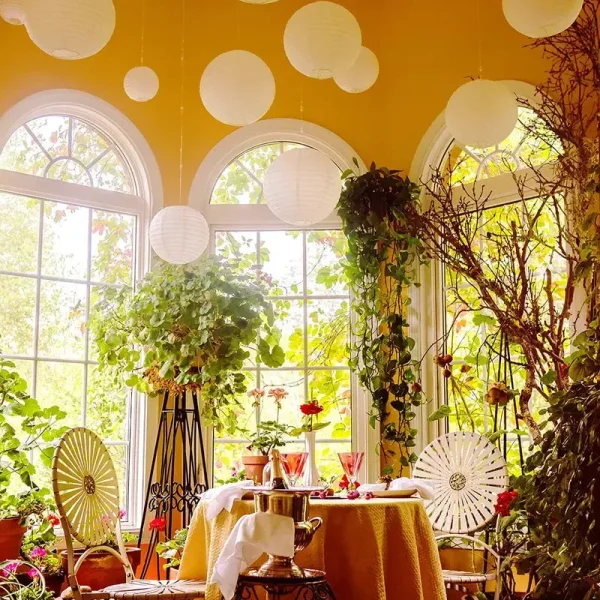 Lanternes décoratives pour mariages en extérieur