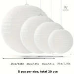 Luminaires suspendus pour soirées d'été