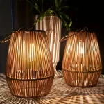 Luminaires en rotin pour créer une atmosphère chaleureuse