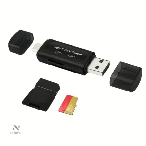 Adaptateur double connectique pour smartphones et PC