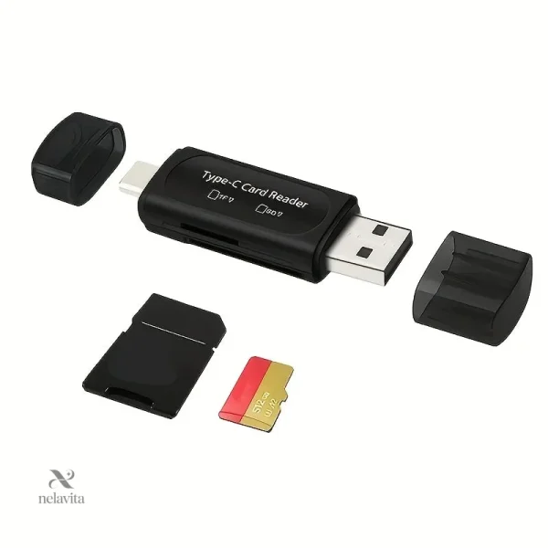 Adaptateur double connectique pour smartphones et PC