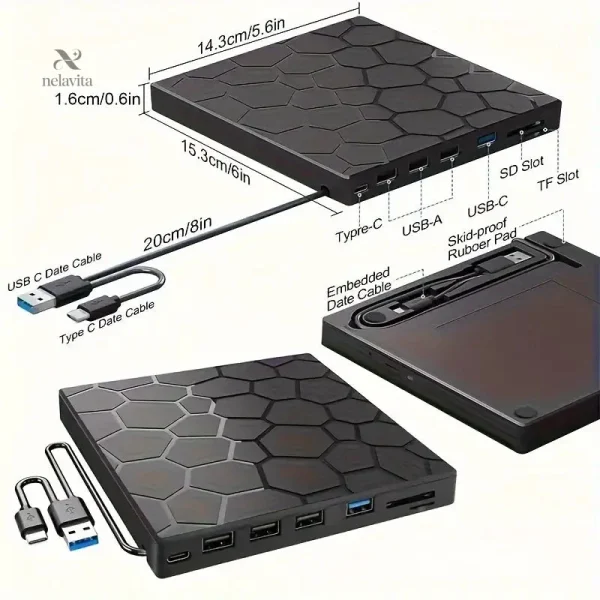 lecteur-dvd-externe-usb-3-0-multiport-avec-hub-et-lecteur-hf0t1v-1 Lecteur DVD Externe USB 3.0 avec Hub et Lecteur de Cartes