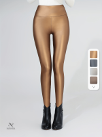 Leggings Simili Cuir Taille Haute