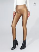 Leggings noirs à taille haute pour femme