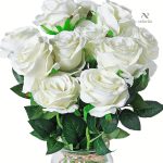 Arrangement floral, roses artificielles à petit prix