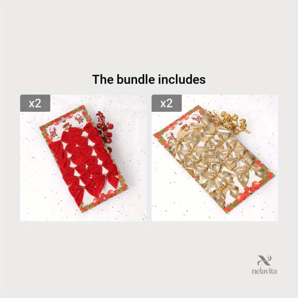 Nœuds de Noël pratiques pour une touche festive rapide