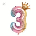 Ballons chiffres pour un événement en rose gold