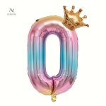 Ballons chiffres en rose gold pour moments spéciaux