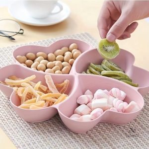 Assiettes à compartiment pour fruits et apéritifs
