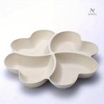 Idéal pour réceptions : assiettes à compartiment polyvalentes